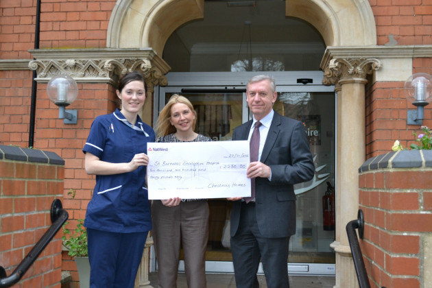 Chestnut Homes offers support to two charities 002